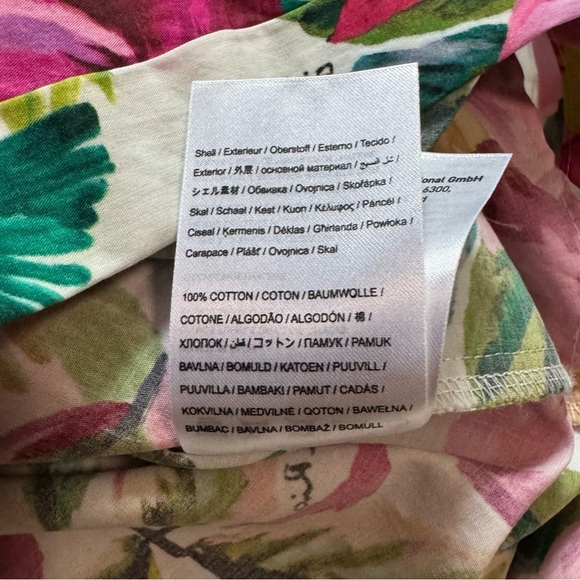 FARM Rio Off White Painted Flowers Romper - Size XS - Picture 9 of 9